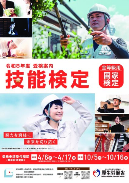 技能検定受検案内